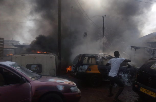 VIDEO: Gas filling station explodes at Krofrom in Kumasi