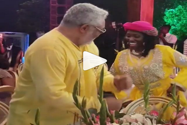 VIDEO: Rawlings surprises guests with a spectacular dance at wife's 70th birthday