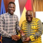 VIDEO: Stonebwoy storms Jubilee House; invites Akufo-Addo to BHIM concert, discusses entertainment industry