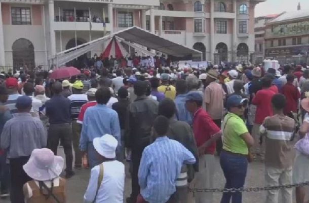 Madagascar's opposition protest Rajoelina's win