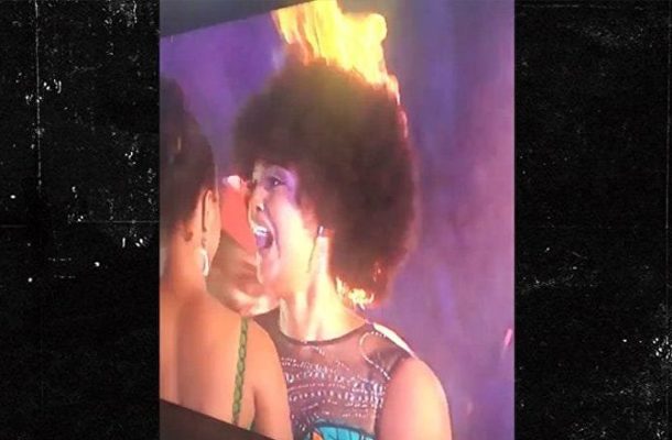 Miss Africa 2018 on Fire: Beauty Queen's Wig Flames Up on Stage (VIDEO)