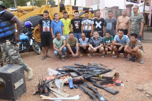 Big raid as 16 Chinese with fresh guns arrested over illegal mining