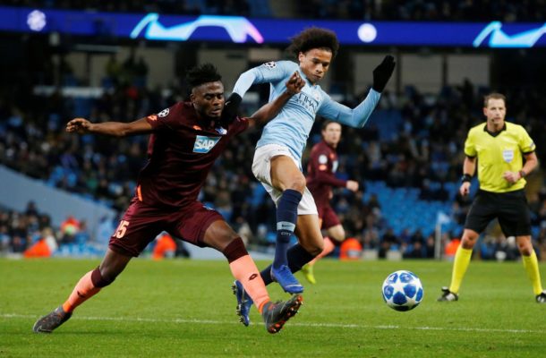 Kassim Nuhu features as Hoffenheim suffer defeat to Man City in UCL
