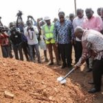 President Akufo-Addo cuts sod for construction of Tema town roads