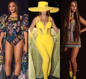 PHOTOS: All the stunning outfits Beyonce rocked for Global Citizen performance in South Africa