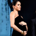 "It won't fall off" - Social media users slam Meghan Markle for always cradling her bump
