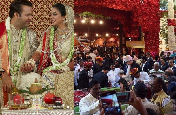 PHOTOS: India's richest man splashes $100m on daughters wedding; Beyonce, Clinton attend