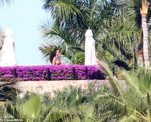 PHOTOS: Rihanna showcases her ample cleavage in tiny gold bikini during sun-soaked Mexico break
