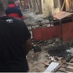 Lady mourns as fire razes home, killing her father and her two children