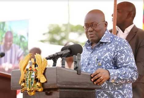 President Akufo-Addo celebrates Feok Festival - with Chiefs and people of Sandema