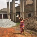 Moesha proudly shows off Her uncompleted East Legon House