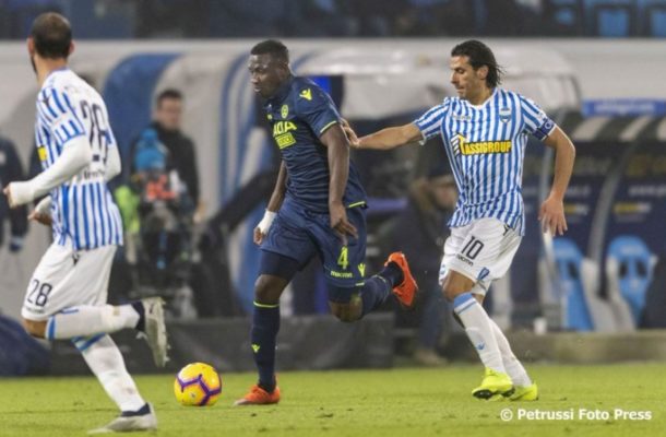 Ghanaian defender Nicholas Opoku shines for Udinese in draw against SPAL