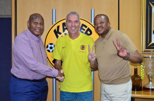 Former Kotoko and Hearts coach Ernst Middendorp makes shock return to Kaizer Chiefs