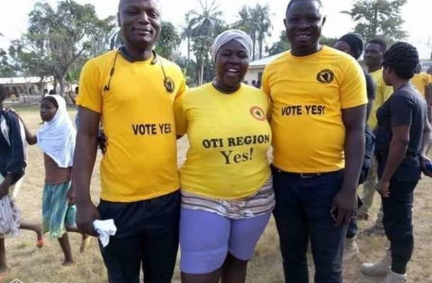 Kofi Adams leads YES campaign in Oti region