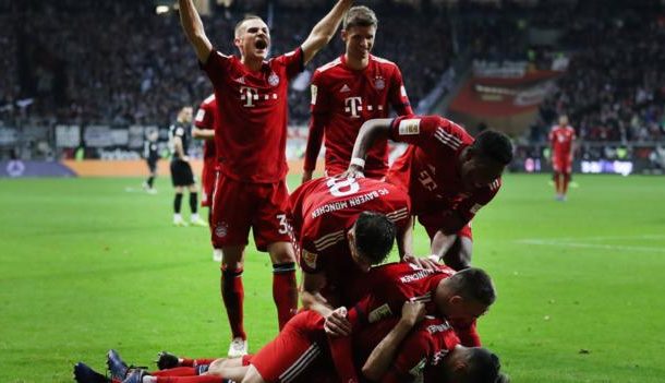 Eintracht Frankfurt 0-3 Bayern Munich: Franck Ribery scores twice as Bayern go second