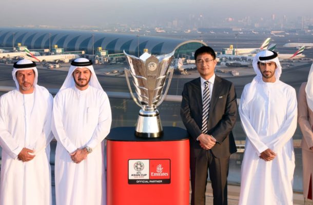 New AFC Asian Cup trophy lands in the UAE after engaging tour