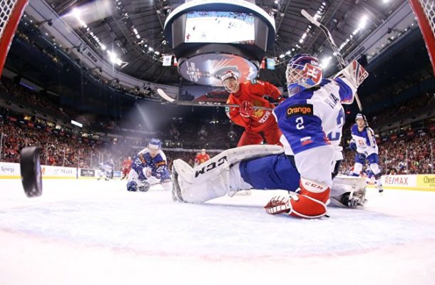 Russian U20 Hockey Team Thrashes Slovakia, Advancing to Semifinals (PHOTOS)