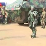 WATCH Prototypes of Military Exoskeleton, Giant Armoured Car Unveiled in Ghana