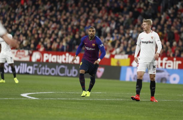 Kevin Prince Boateng makes Barça debut in defeat to Sevilla