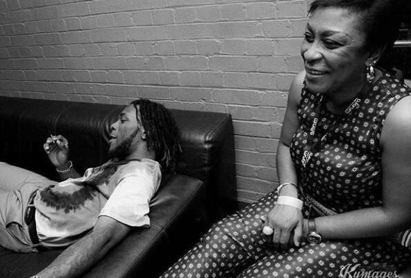 'Expect more madness' - Burna Boy's mother goes viral with acceptance speech for son