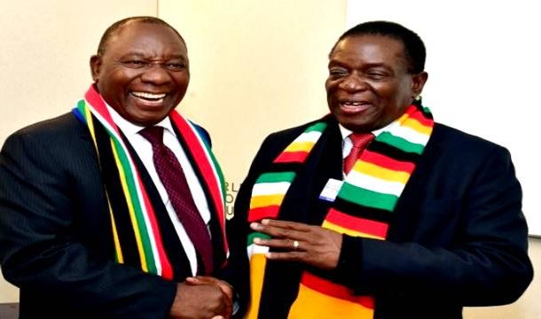 South Africa's president calls for lifting of Zimbabwe sanctions