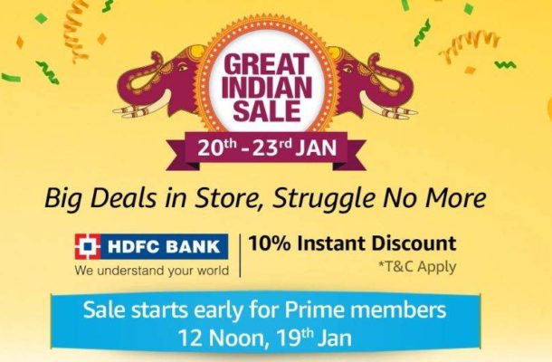 Amazon Great Indian Sale starts January 20: Get discounts on Xiaomi, Apple, OnePlus phones
