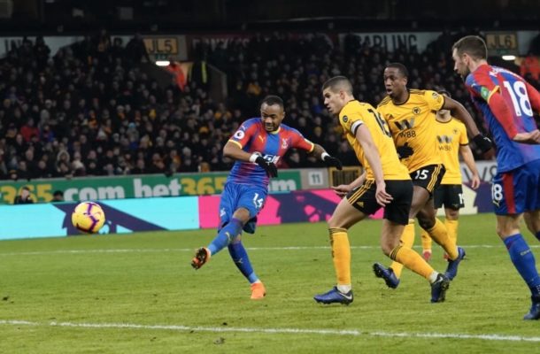 Jordan Ayew finally gets off the mark for Crystal Palace in fine style