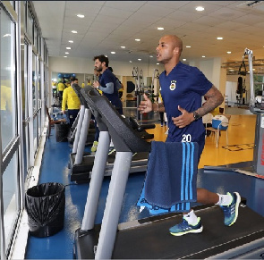 Andre Ayew returns to training for second half of Turkish season
