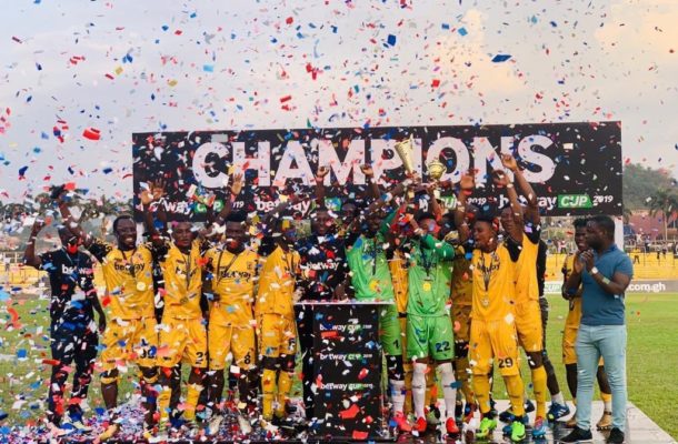 AshantiGold thump Medeama SC to win maiden edition of Betway Cup