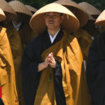 Japan monks show you can skip in a robe