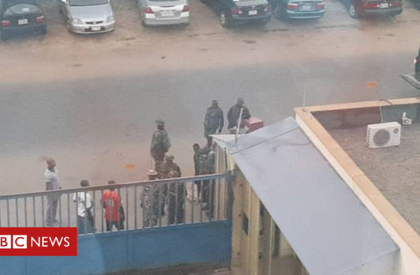 Nigeria army defends raid on newspaper