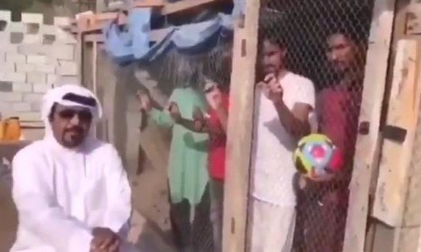 'Asian migrant workers caged until they backed UAE team'