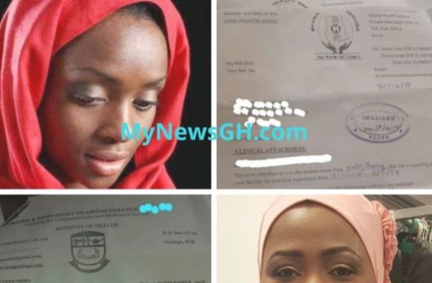 PHOTOS: Ghana Health Service ‘sacks’ Muslim lady over her hijab