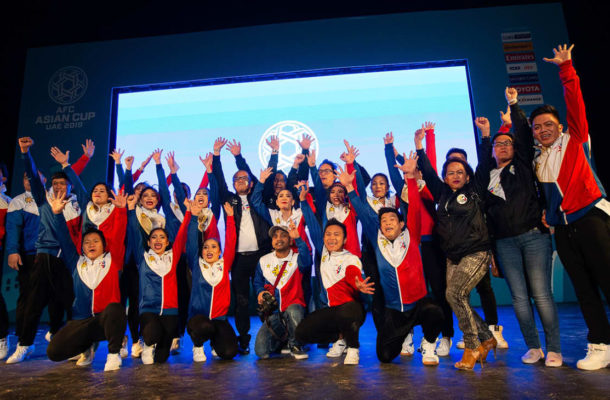 Filipino dance act brings a taste of the Philippines to UAE 2019 fan zone
