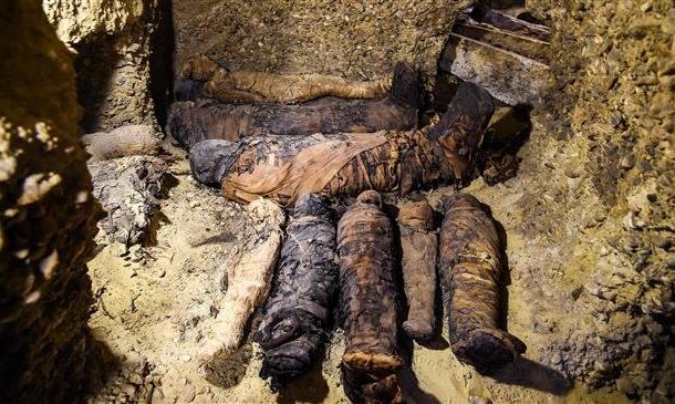 Burial site of fifty mummies discovered in Egypt