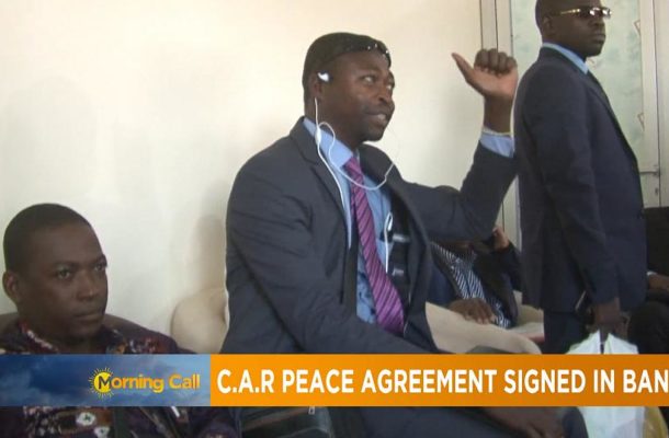 C.A.R peace agreement signed in Bangui [The Morning Call]