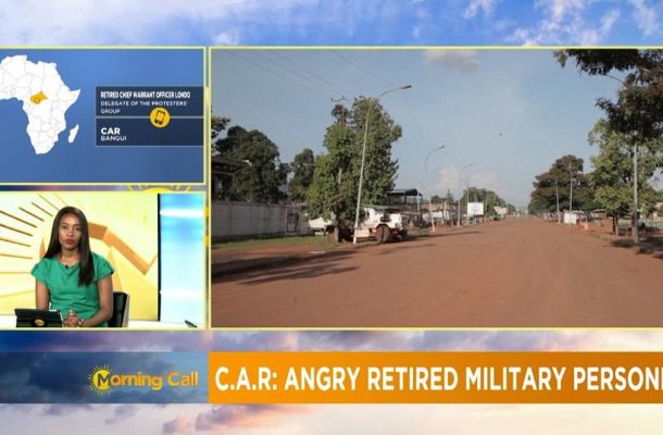 CAR: Retired military personnel protest [Morning Call]