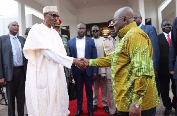 Akufo-Addo congratulates Buhari on his re-election