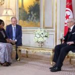 Ayorkor Botchway pays visit to Tunisian President on a two day tour
