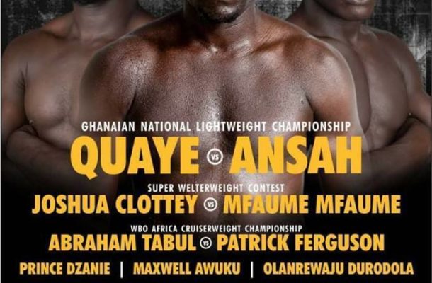 Former IBF Champion Joshua Clottey makes a return on Box Office – Independence Rumble Bill