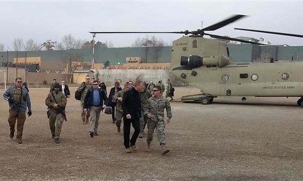 Acting Pentagon chief makes surprise visit to Afghanistan