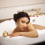 PHOTOS: Tonto Dikeh strips down for a photoshoot in a bathtub