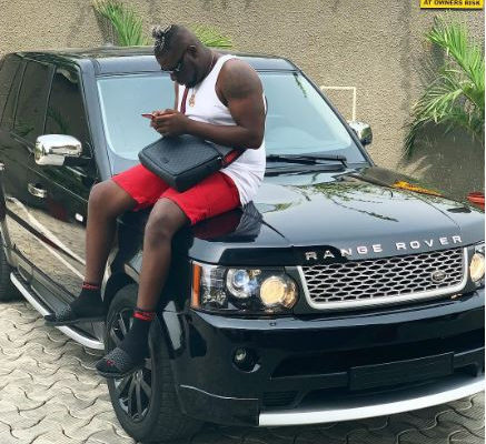 PHOTOS: Dbanj buys Range Rover for artiste signed to his record label