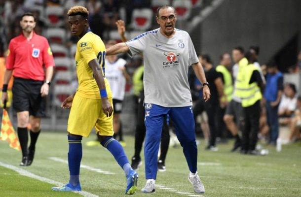 Chelsea fans blast Sarri for Hudson-Odoi snub in heavy defeat to Man City