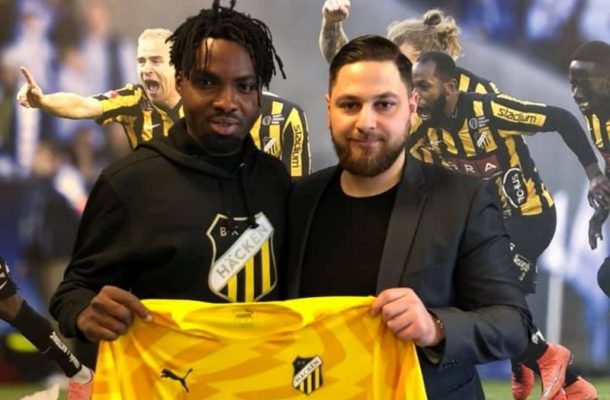 Kwame Kizito signs for Swedish side BK Häcken to Hearts speculations