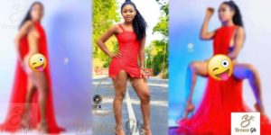 PHOTOS: Akuapem poloo strips down to celebrate Valentines Day