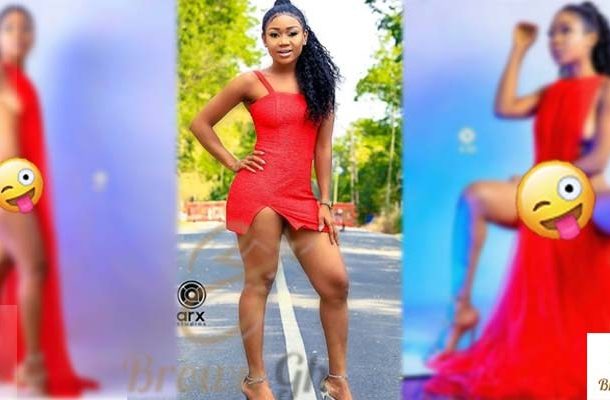 PHOTOS: Akuapem poloo strips down to celebrate Valentines Day