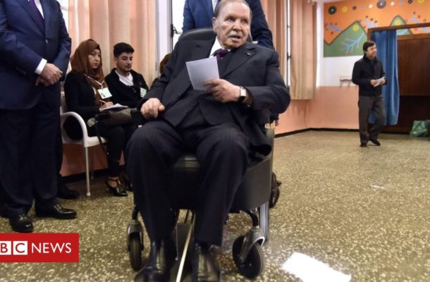 Ailing Algerian leader seeks fifth term
