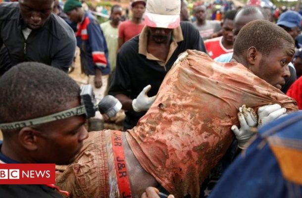 Nine rescued from flooded Zimbabwe mine