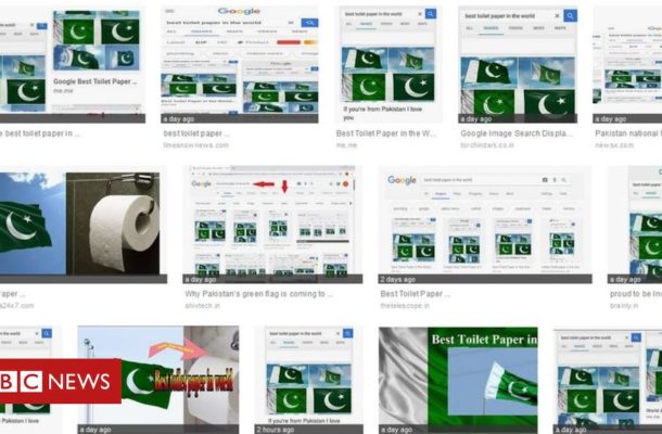 Pakistan flag tops toilet paper searches